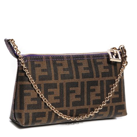 fendi zucca pochette price|authentic fendi zucca handbags.